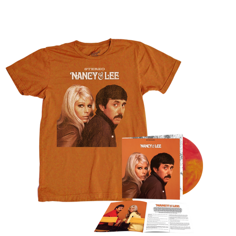 Nancy & Lee Bootique "Psychedelic Sand Wax" LP + Album T-Shirt Bundle