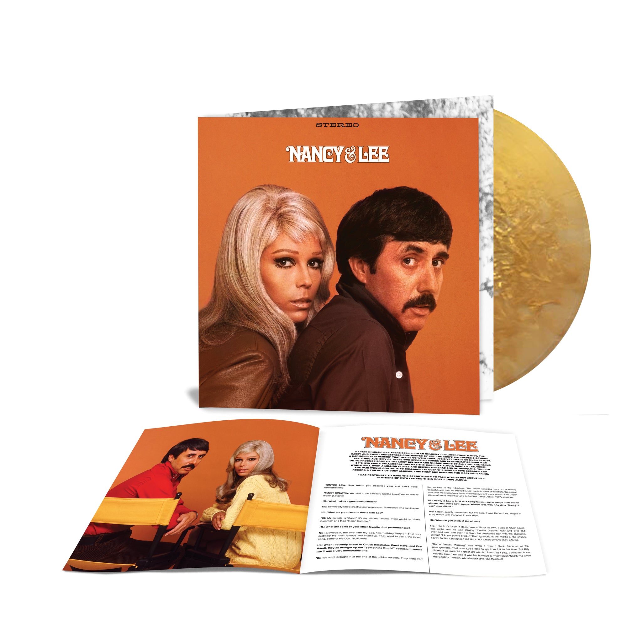 Nancy & Lee Limited Edition "Sundown, Sundown Metallic Gold and Clear Wax" Online Exclusive Color Vinyl