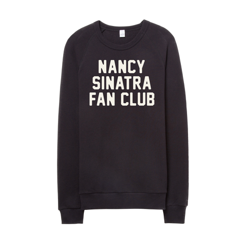 Nancy Sinatra Fan Club Collection Black Fleece Pullover