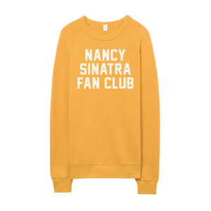 Nancy Sinatra Fan Club Collection Gold Fleece Pullover