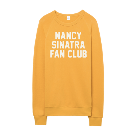 Nancy Sinatra Fan Club Collection Gold Fleece Pullover