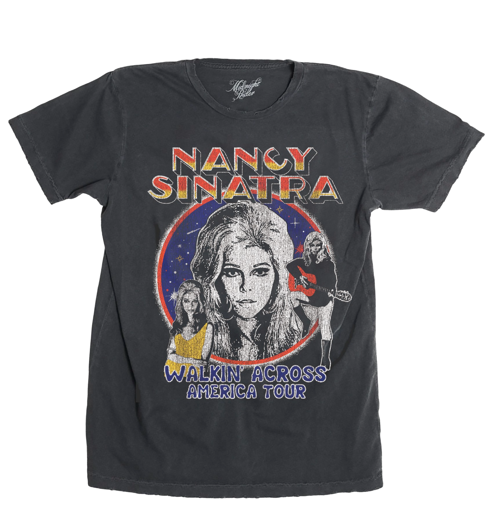 Midnight Rider Walkin' Across America T-Shirt – Nancy's Bootique Midnight Rider Walkin' Across America T-Shirt – Nancy's Bootique