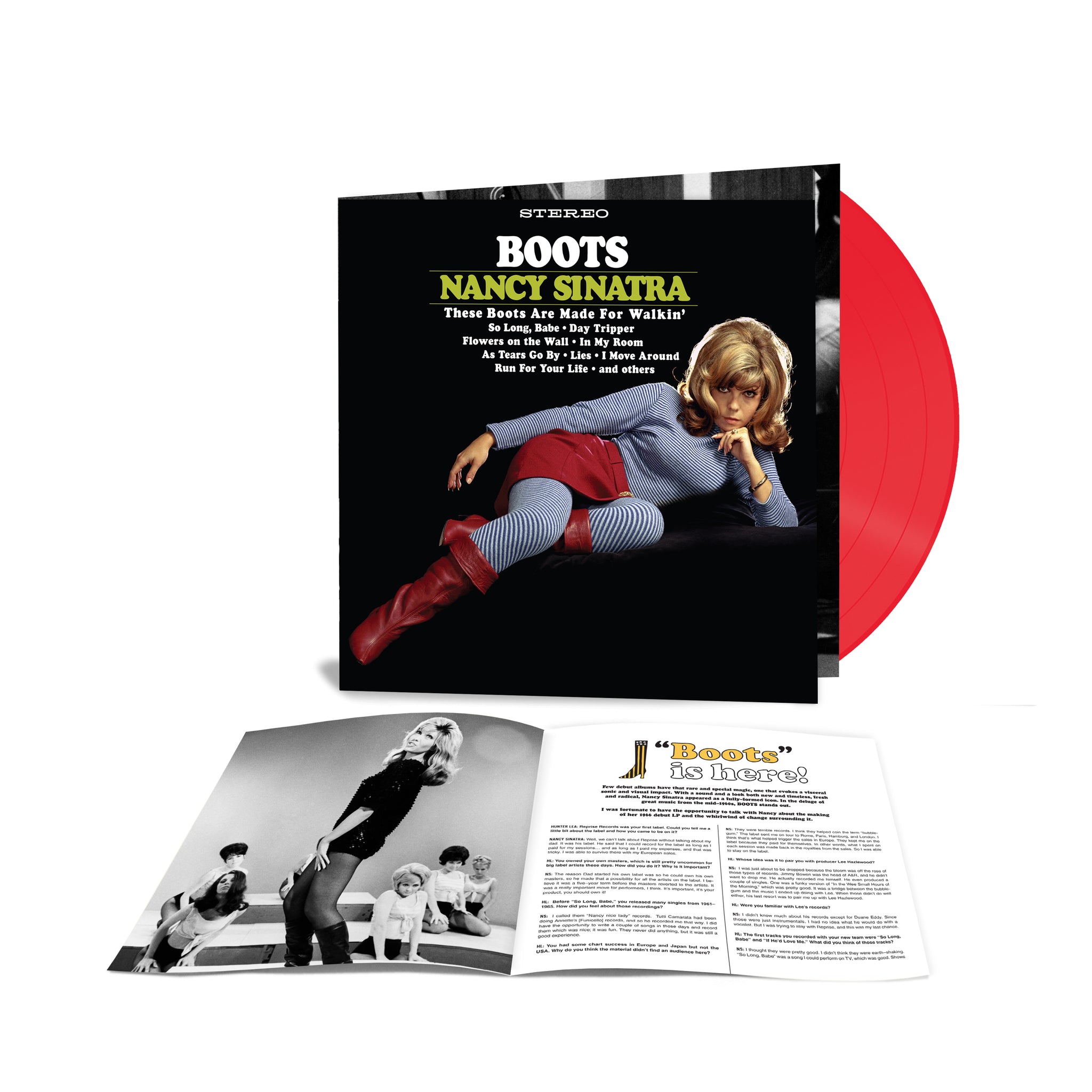 BOOTIQUE Exclusive "Walkin' Boots Red" Boots LP